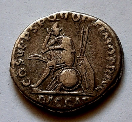 Денарий 108 Траян Победа над Дакией Редкость