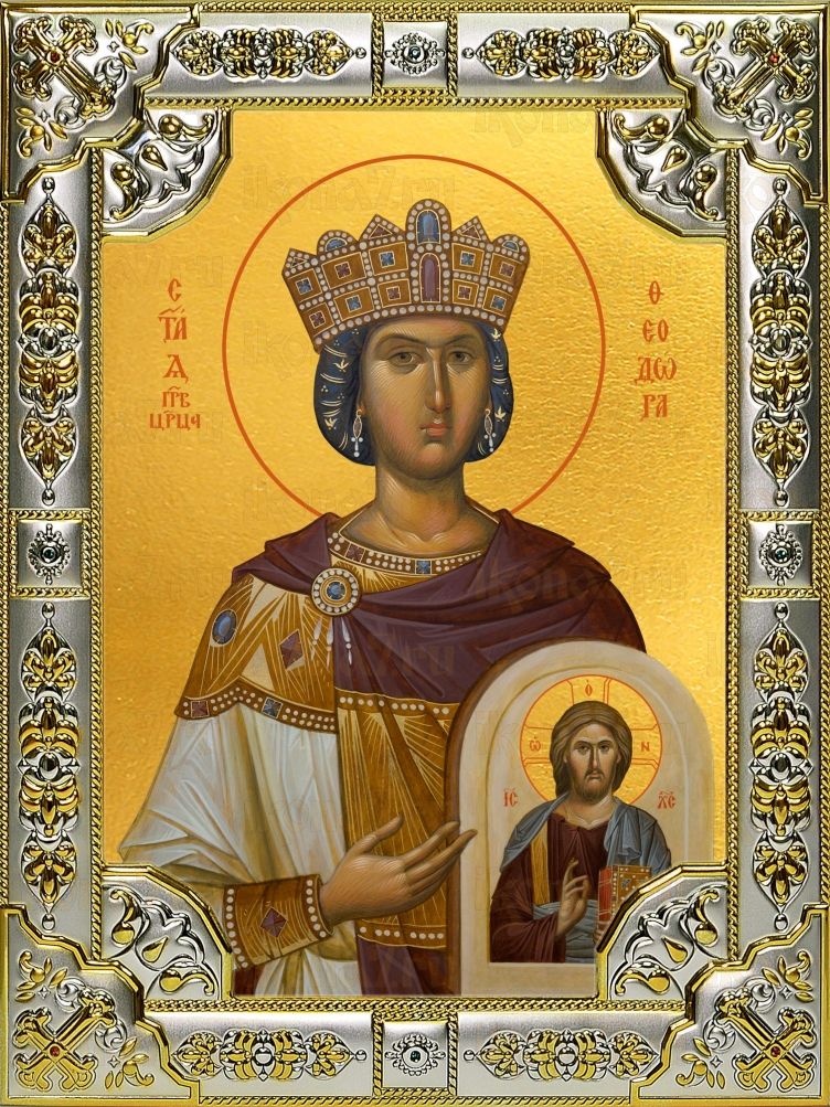 Икона Феодора Цареградская преподобная (18х24)