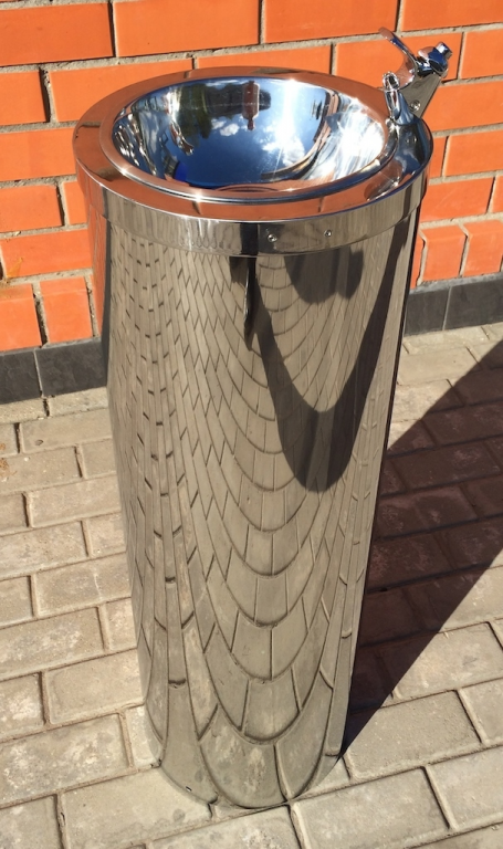 Уличный питьевой фонтанчик FONTECO ФП-КН4-320 вандалоустойчивый