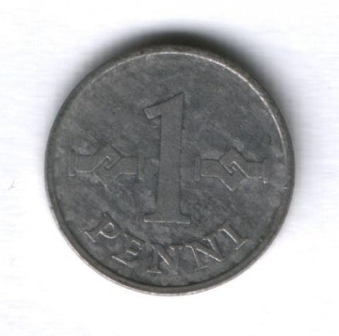 1 пенни 1972 года Финляндия
