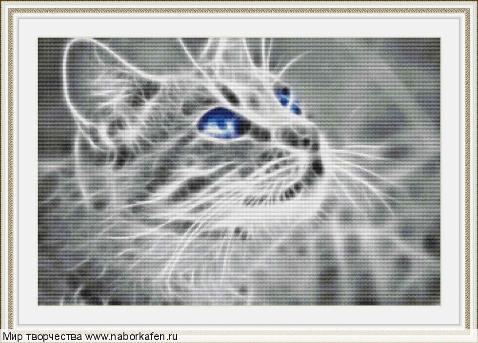 Набор для вышивания "Cat blue eyes"