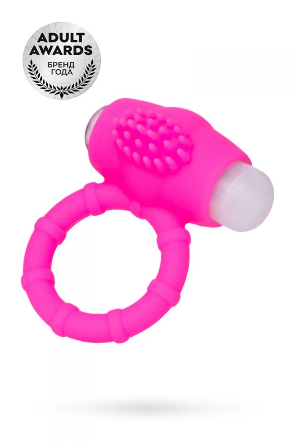 Эрекционное кольцо на пенис TOYFA A-TOYS NEVY, силикон, розовое, Ø 2,5 см