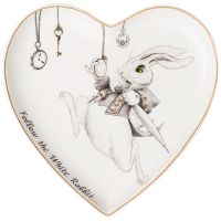 Тарелка-сердце "Wonderland" 15x2 см