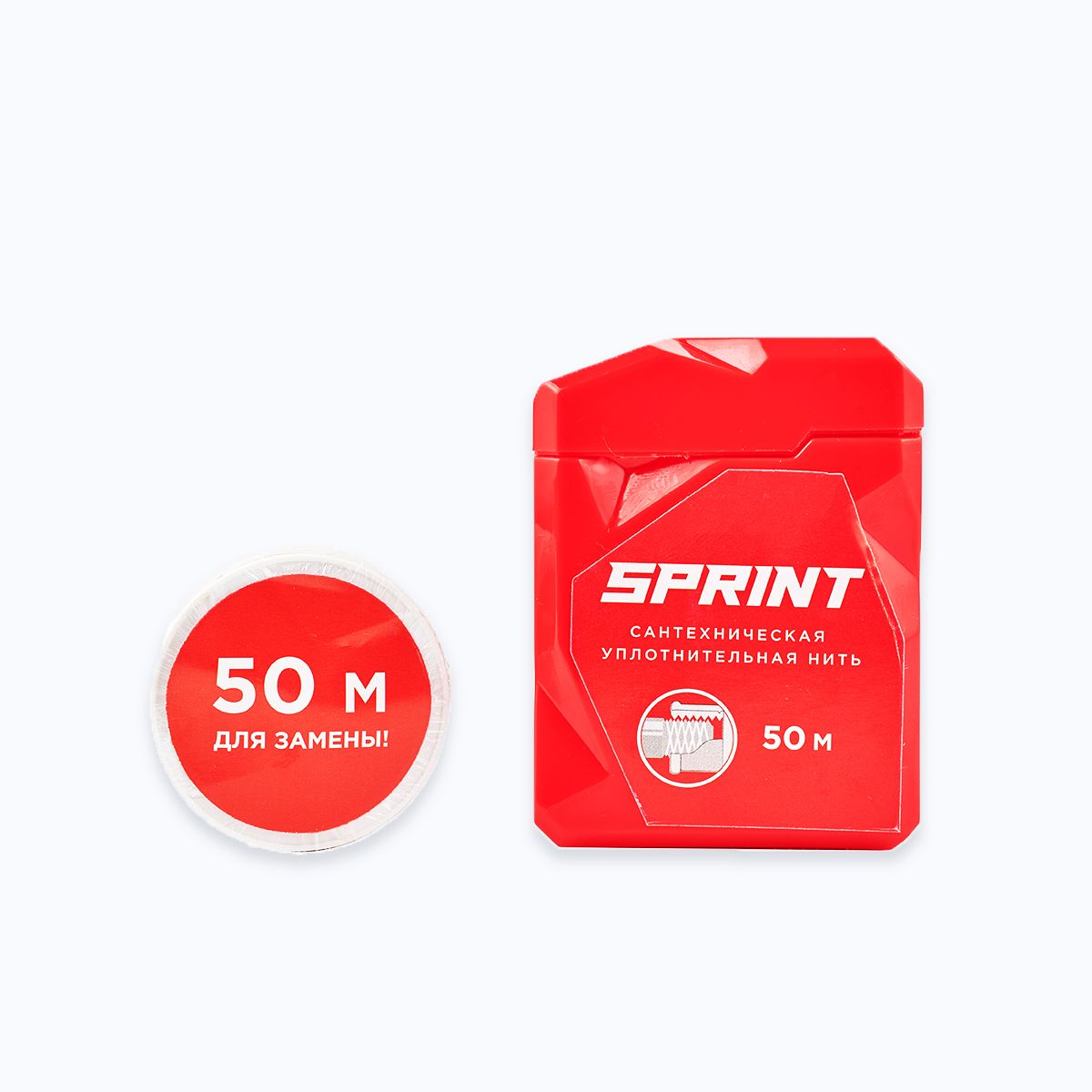 Сантехническая уплотнительная нить SPRINT 50 м + 50 м