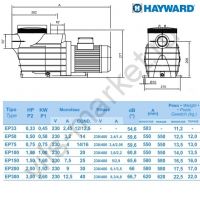Насос Hayward SP2507XE111 EP 75