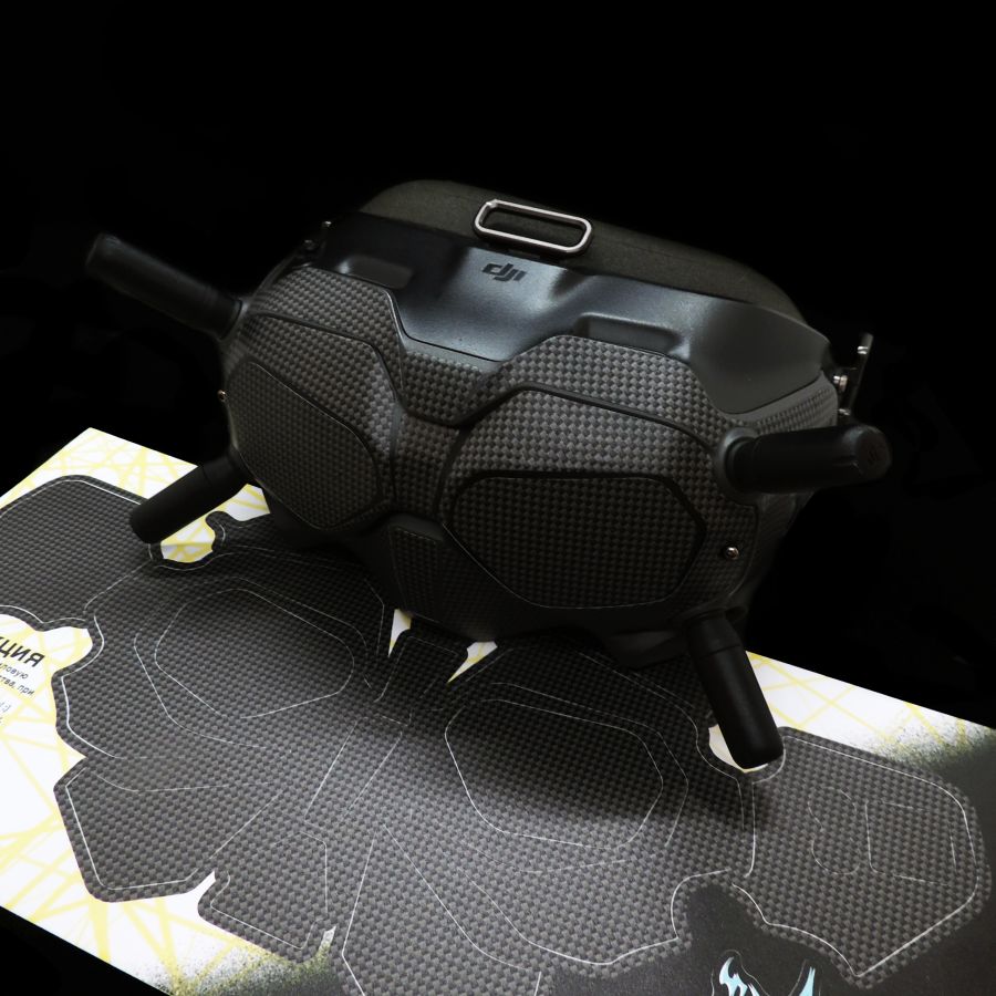Стикеры на DJI Gogles Рисунок: CARBON90