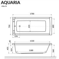 схема Excellent Aquaria 170х75