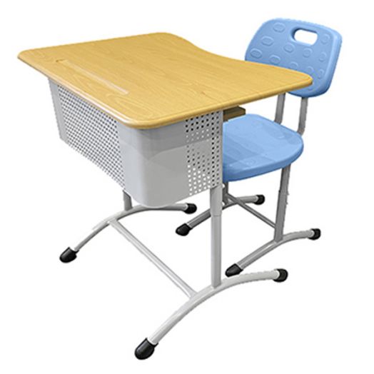 ИНКЭ-142 Комплект ученической мебели одноместный (Стол МДФ с экраном и стул ИНС-4-2)