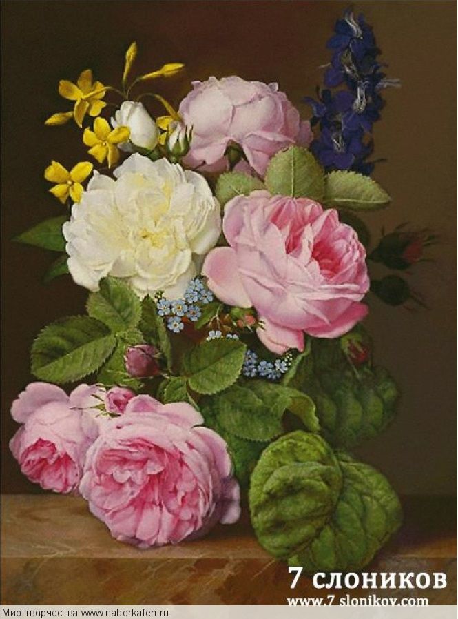 Набор для вышивания "118 Roses in a Vase"
