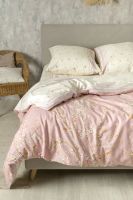 Поплин 2-х спальный с евро [розовый] Сакура постельное белье