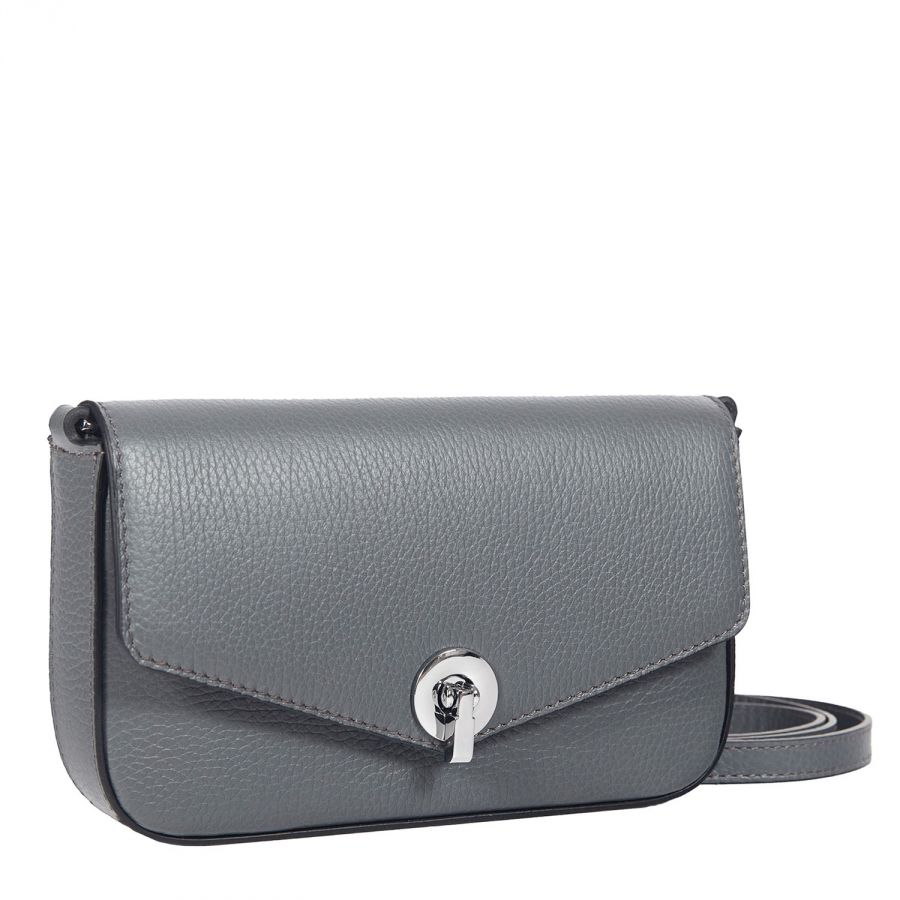 Элегантная сумочка на плечо BRIALDI Sophie (Софи) relief grey