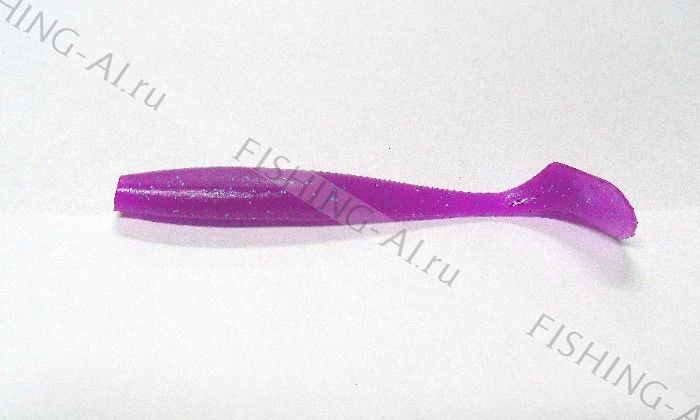 Силиконовая приманка MRT Swift Tail цвет-04 Violet 100 мм