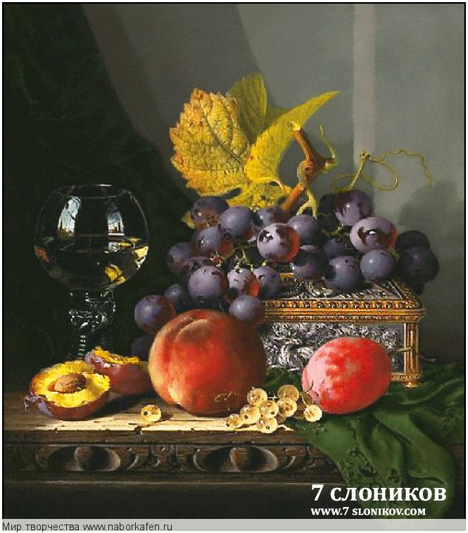 Набор для вышивания "Fruit and wine"