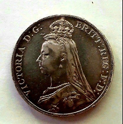 1 крона 1889 Великобритания XF