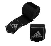 Бинты эластичные Adidas Mexican Style Boxing Crepe Bandage чёрные, 4.5м, adiBP032