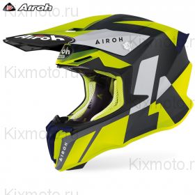 Шлем Airoh Twist 2.0 Lift, Чёрно-жёлтый