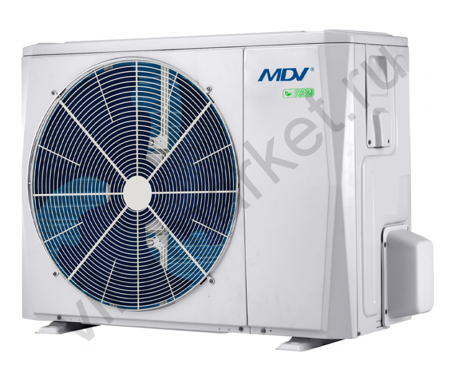 Тепловой насос для отопления и ГВС, тип сплит, наружный блок MDHWA-V10W/D2N8-B