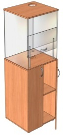 Шкаф вытяжной "Аквариум" с вытяжным вентилятором (пластик)