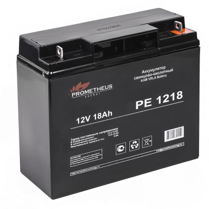 Аккумулятор Prometheus PE 1218 ( 12V / 18Ah )