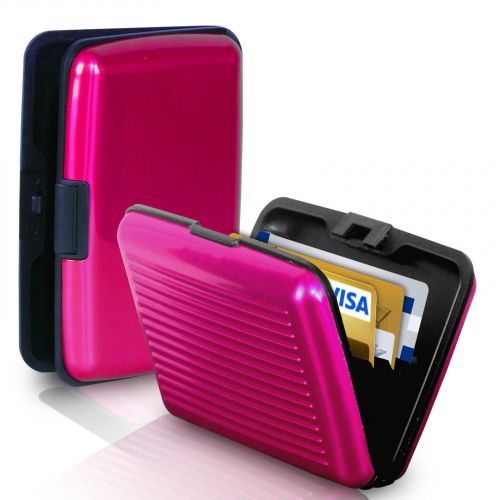 Кейс для кредитных карт Security Credit Card Wallet (цвет розовый)