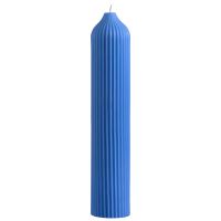 Свеча декоративная ярко-синего цвета из коллекции Edge, 26,5см