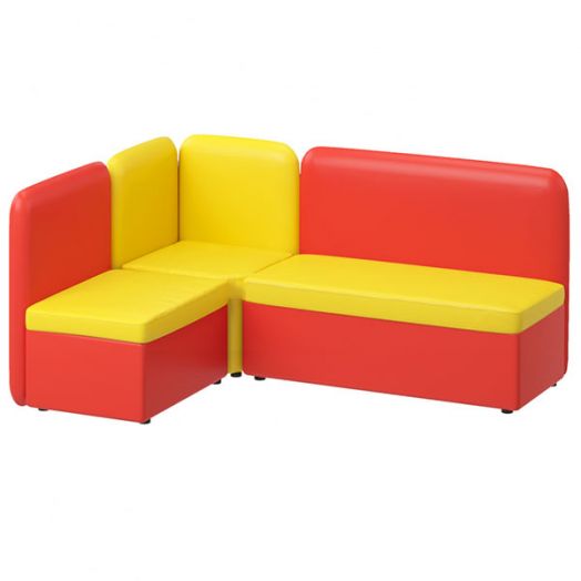 РСН-0313 Комплект Детской мягкой угловой мебели (1700x1150x740 мм)