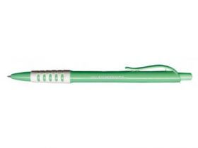 Ручка шариковая Silwerhof "Result", 0.7 мм, зеленый, зеленые чернила (арт. 026113-03)