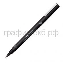 Ручка капиллярная Uni PIN 06 - 200(S) 0.6 мм черная