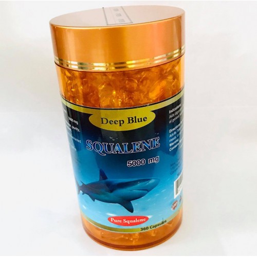 Сквален акулы 360 капсул Deep Blue Squalene