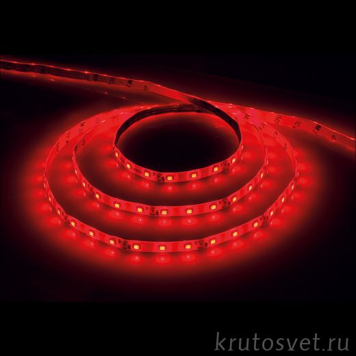 Cветодиодная LED лента Feron LS604, 60SMD(2835)/м 4.8Вт/м  5м IP65 12V красный