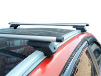 Багажник на интегрированные рейлинги Lada Vesta sw / Lada Vesta sw cross, Евродеталь Арго, аэродинамические дуги