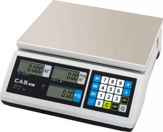 Торговые весы CAS ER JR-CB c RS-232 для подключения к онлайн-кассам