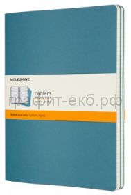 Книжка зап.Moleskine XLarge Cahier нелинованная голубая CH023B44