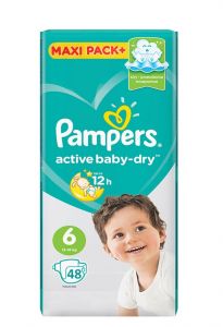 Pampers Active Baby-Dry Extra Large 13-18kg, 48ədəd
