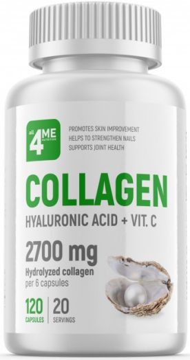 4ME Nutrition - Collagen + Hyaluronic acid + Vit.C 120 capsules