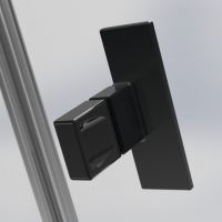 Черное душевое ограждение Radaway Nes 8 KDD I Frame с распашными дверями схема 4