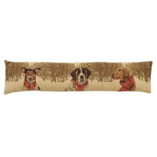 Подушка "Собаки в красных шарфах"