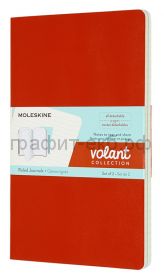 Книжка зап.Moleskine Large Volant линейка оранжевая QP721