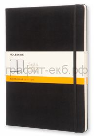 Книжка зап.Moleskine XLarge Classik линейка черная QP090