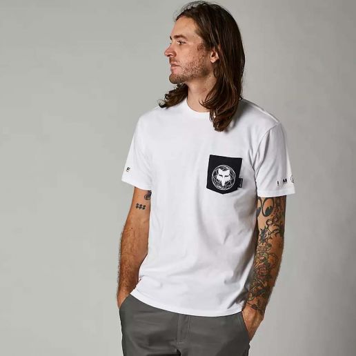 Fox Relm SS Prem Pkt Tee Optic White футболка