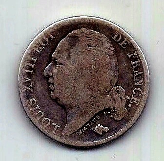 1 франк 1822 Франция Редкость