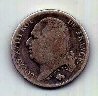 1 франк 1822 Франция