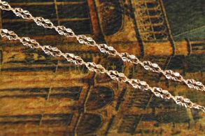 Позолоченная цепочка с эввектом алмазной огранки (арт. 250427)