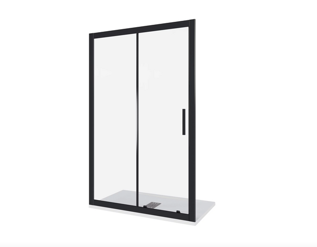 Душевая дверь в нишу BAS Good Door COFE WTW-120-C-B, черный профиль