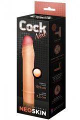 Насадка удлиняющая Биоклон Cock Next из киберкожи, 19,5 см