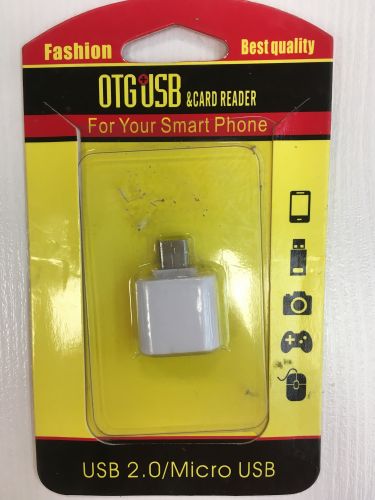 Переходник OTG USB, USB2.0/Micro USB
