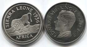 Сьера Леоне Африка 1 крона 1936