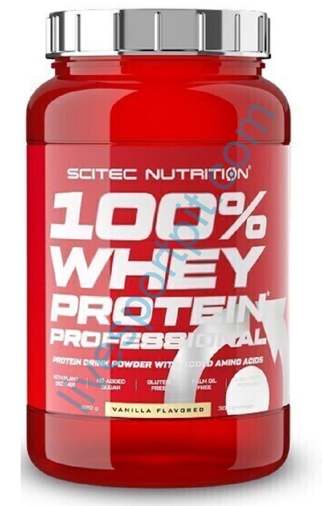 Сывороточный протеин 100% Whey Protein Professional 920 г Scitec Nutrition Ваниль