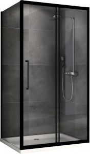 Душевой уголок ABBER Schwarzer Diamant AG30160BH-S80B 160x80