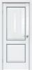 Межкомнатная Дверь Triadoors Царговая Gloss 652 ПО Белый Глянец со Стеклом Сатинат / Триадорс